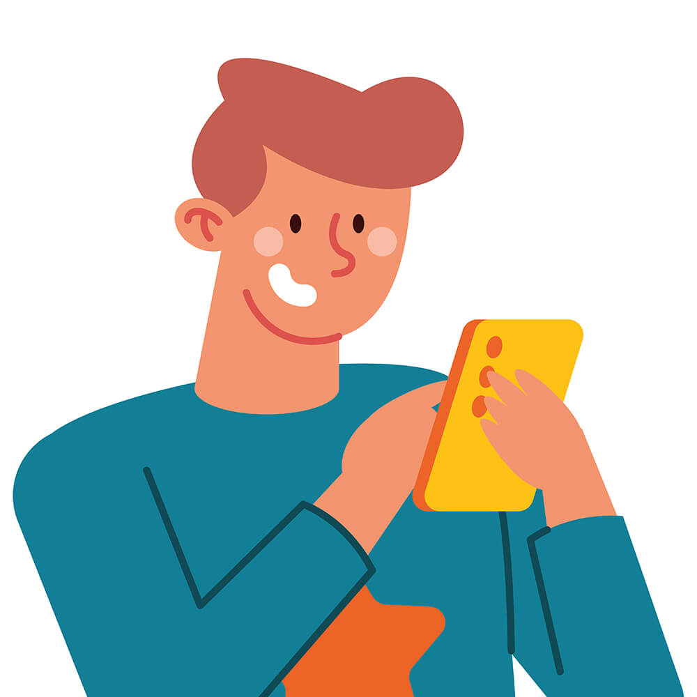 Ilustración de una persona ganando dinero
